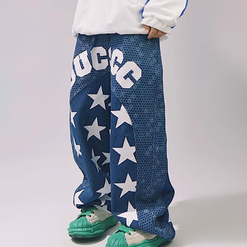 OVERSIZE アメリカンストリートスタイル 超カッコイイ ジーンズ