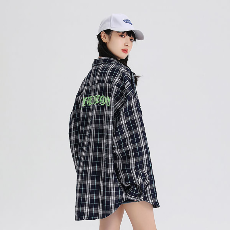 ニュートラル 超カッコイイ チェック柄 シャツ