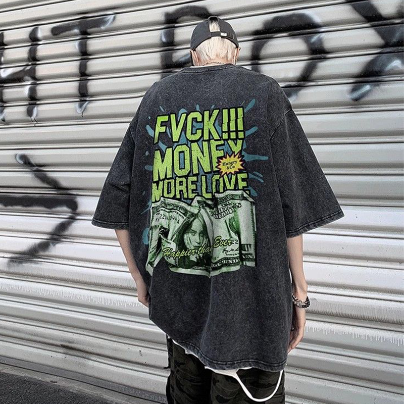 高品質 超カッコイイ ヒップホップ風 アメリカンスタイル 半袖シャツ