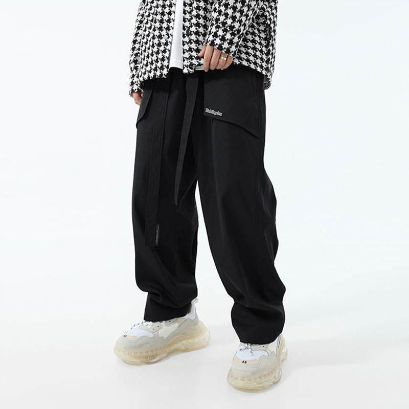 ファッションパーカートレンドブランド ヒップホップ風 ワイドレッグパンツ