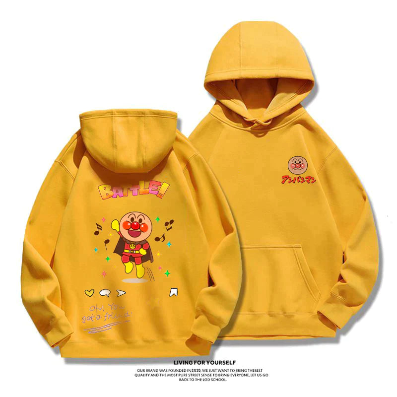 ゆったりしていてカジュアルカートゥーン超人気パーカー
