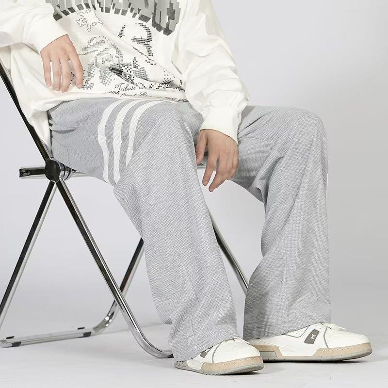 スポーツ ワッフル ストライプ スラックス