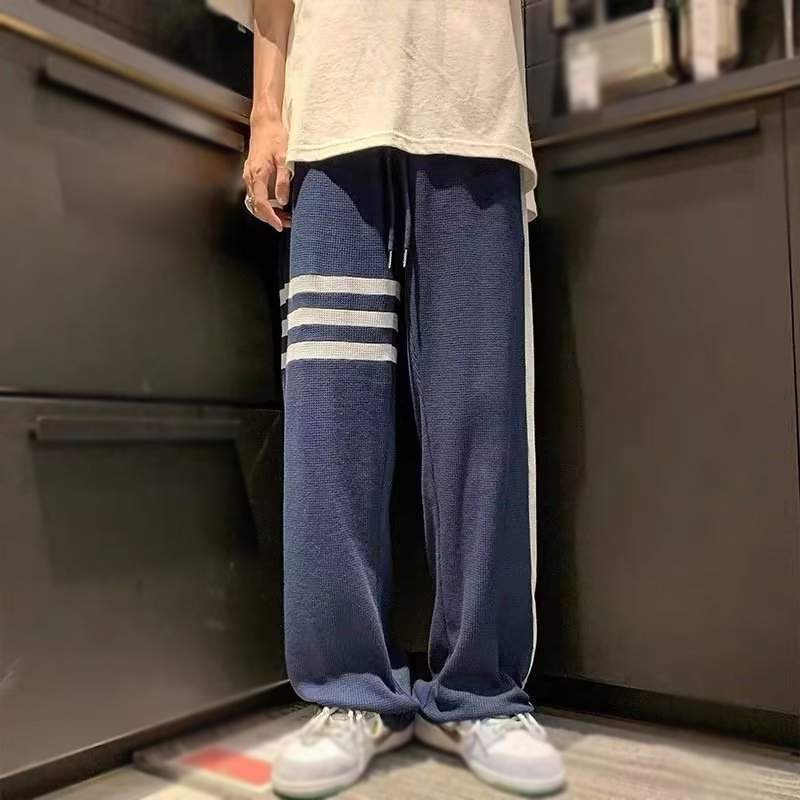 韓国ファッション ワッフル スラックス