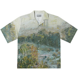 印象派の風景油絵 モネ 半袖シャツ