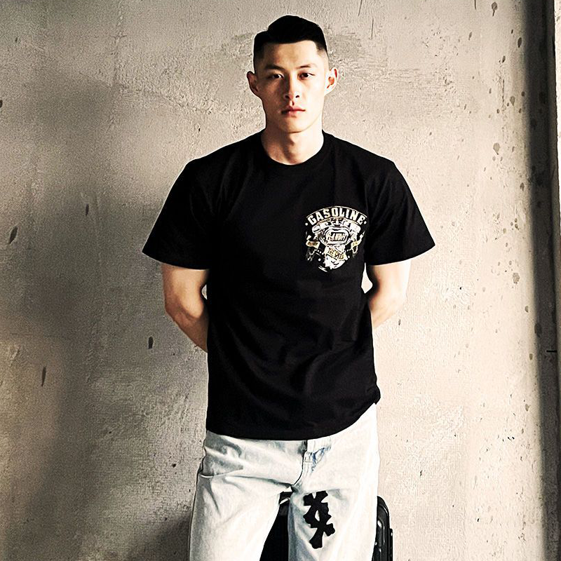 機能風 ストリートスタイル 超カッコイイ 半袖シャツ