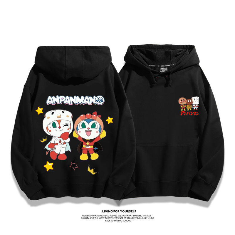 カジュアルストリートカートゥーンパーカー