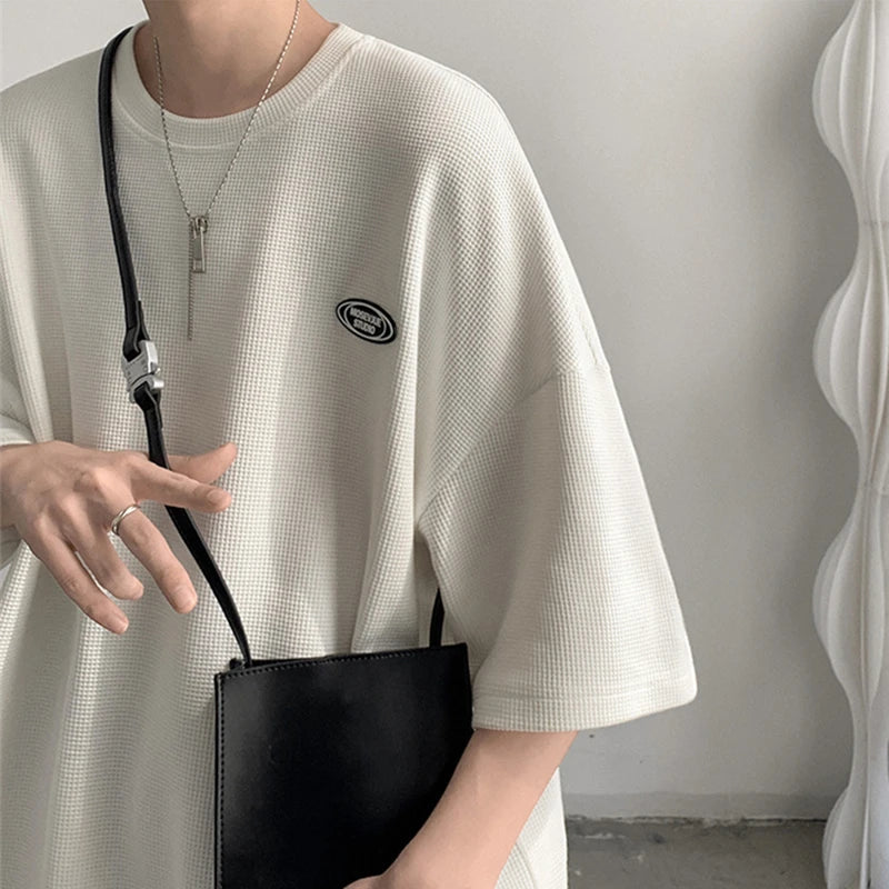 カジュアル韓国ファッション超人気INSが大人気です半袖シャツ