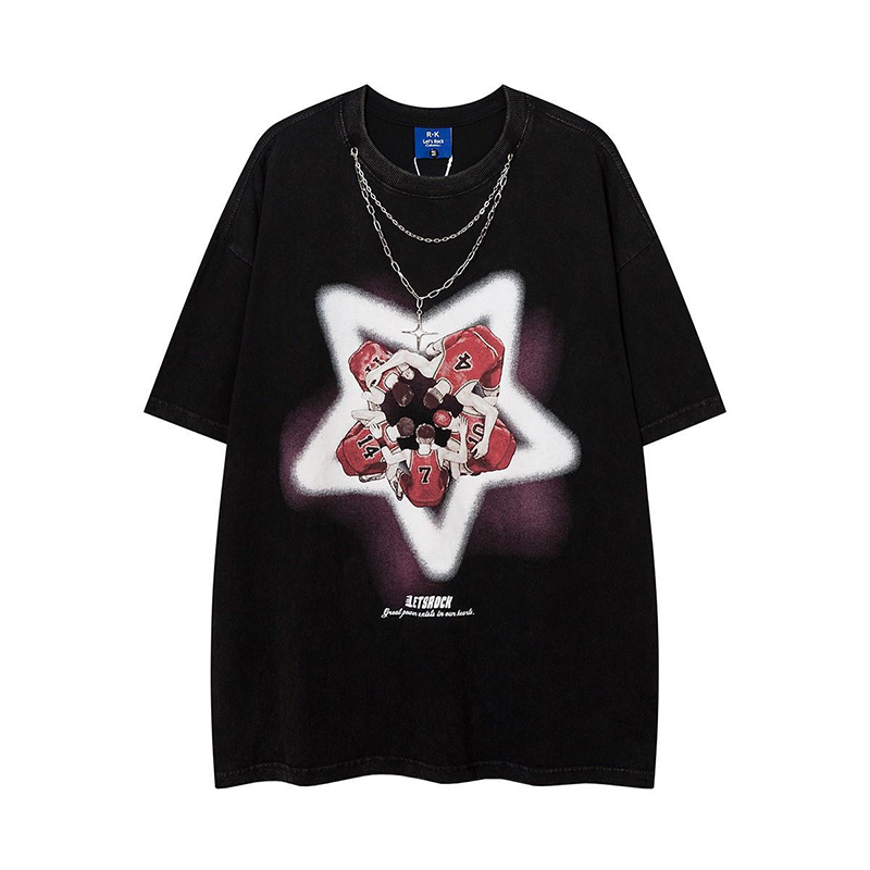 バスケットボール少年 超カッコイイ カジュアル 半袖シャツ