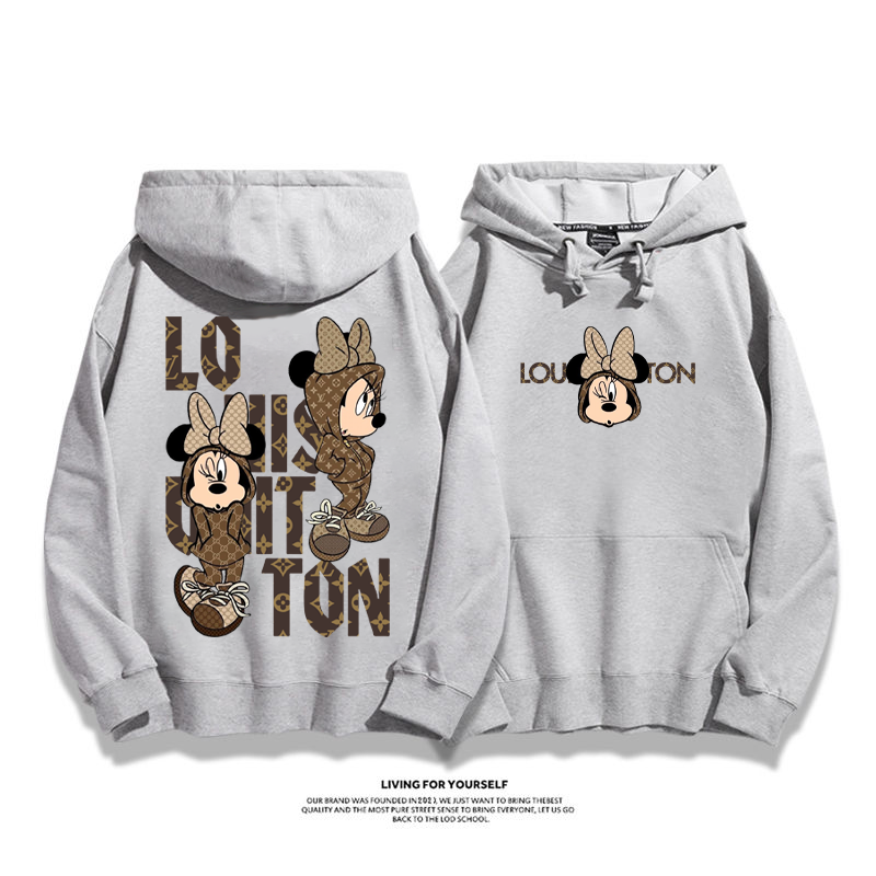 トレンドブランド超人気カートゥーンプリント柄パーカー