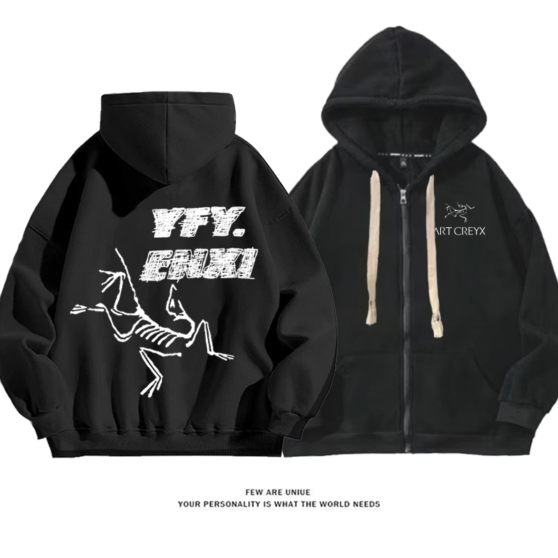 人気爆発デザイン性のある化石鳥超カッコイイファッションパーカー