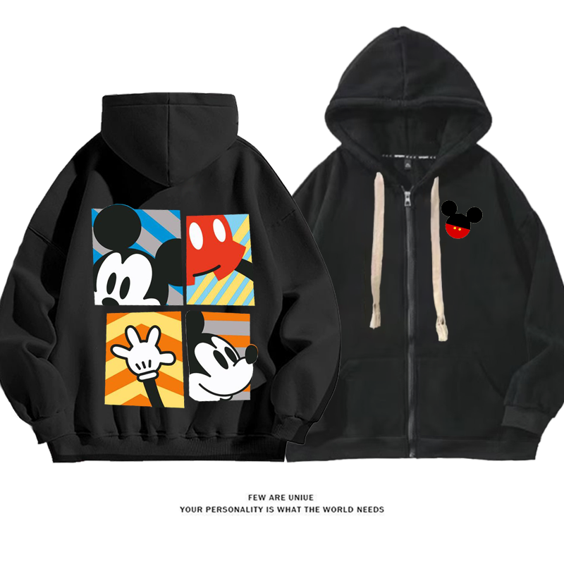 超人気カジュアルデザイン性のあるネズミ匹カートゥーンファッションコート