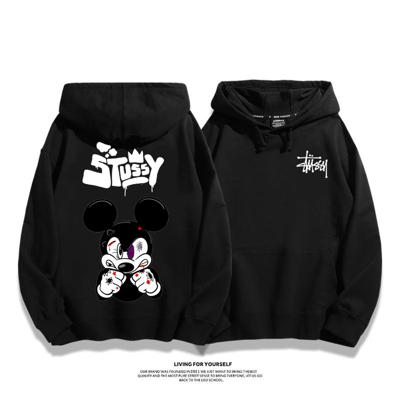 カートゥーン 接合するファッションパーカーパーカー