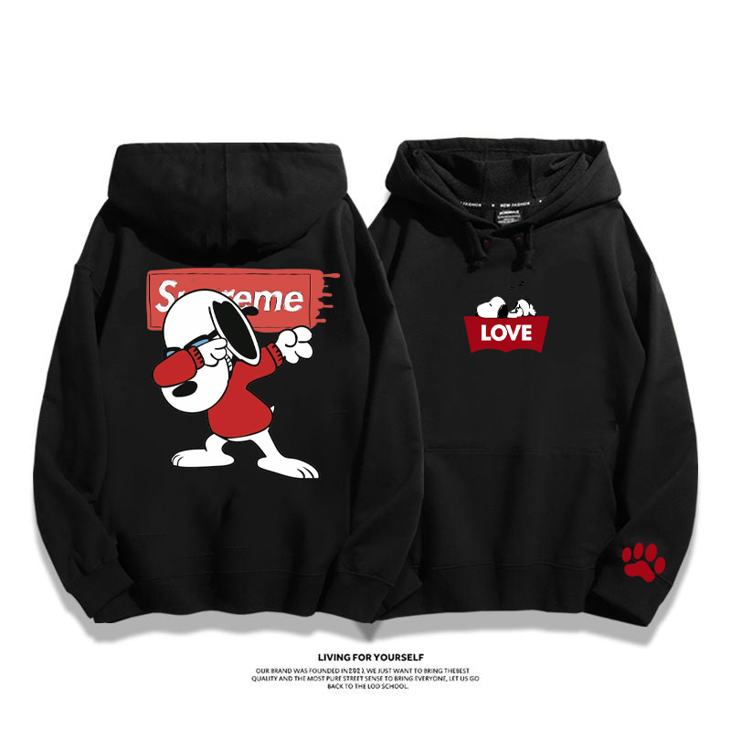 『ストリートトレンド』アメリカン人気のかわいいキャラクターカジュアルパーカー