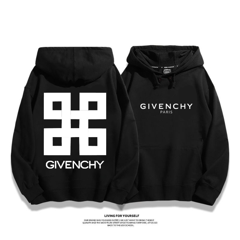 シンプルファッションins映えフード付きパーカー