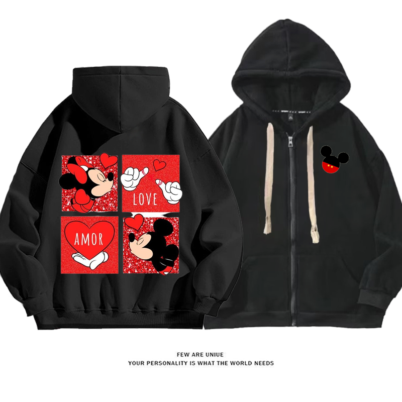 ins映えカートゥーン小衆の設計人気爆発カジュアルファッションパーカー