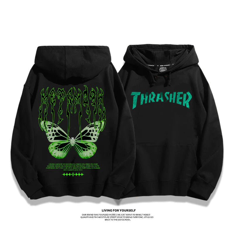 カートゥーンニュートラルファション新作カップルパーカー