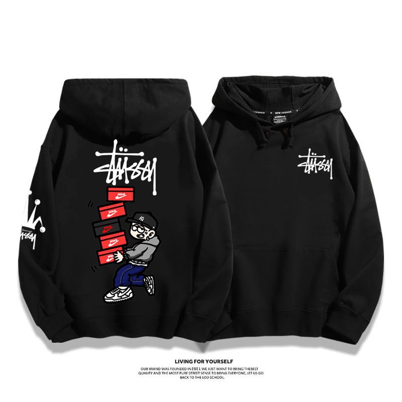 カジュアルファッションパーカーカートゥーントレーナー