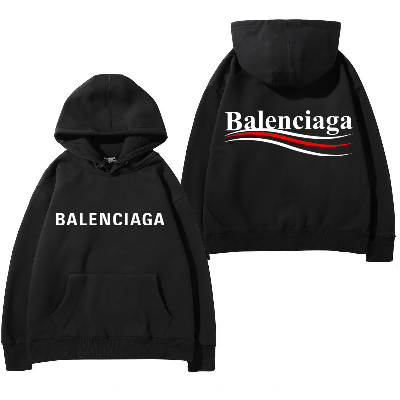 ミニマルなデザインフード付きパーカー