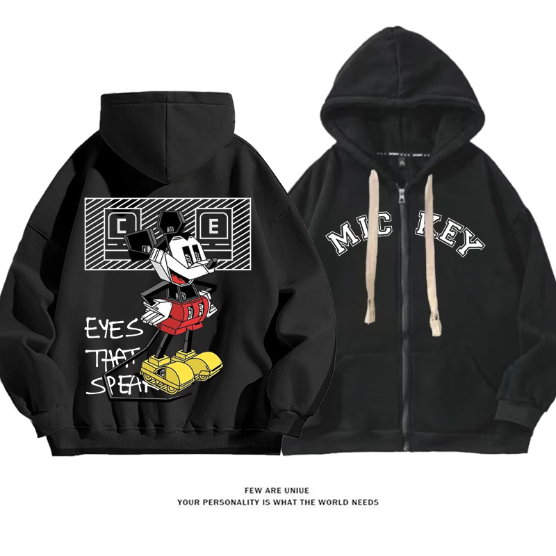 人気爆発カートゥーンファッションパーカーカジュアル小衆の設計ファッションコート