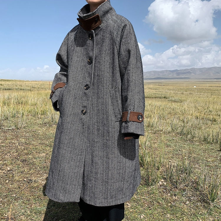 アドバンスド  小衆の設計  スリーブ トレンチコート