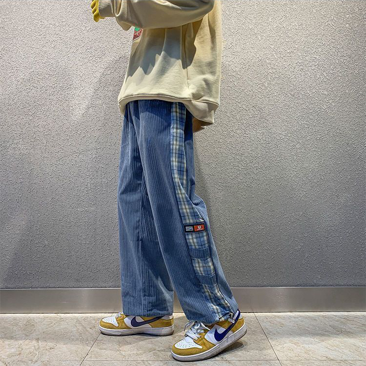 INS大人气 韓国ファッション ワッフル カジュアルパンツ