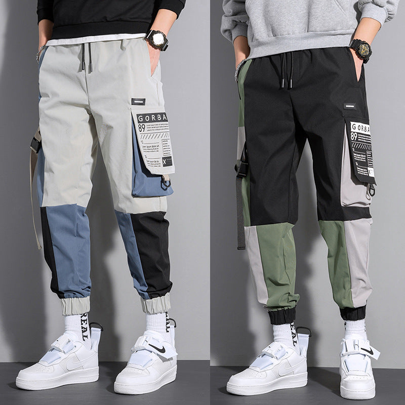 韓国ファッション カジュアル ワークパンツ