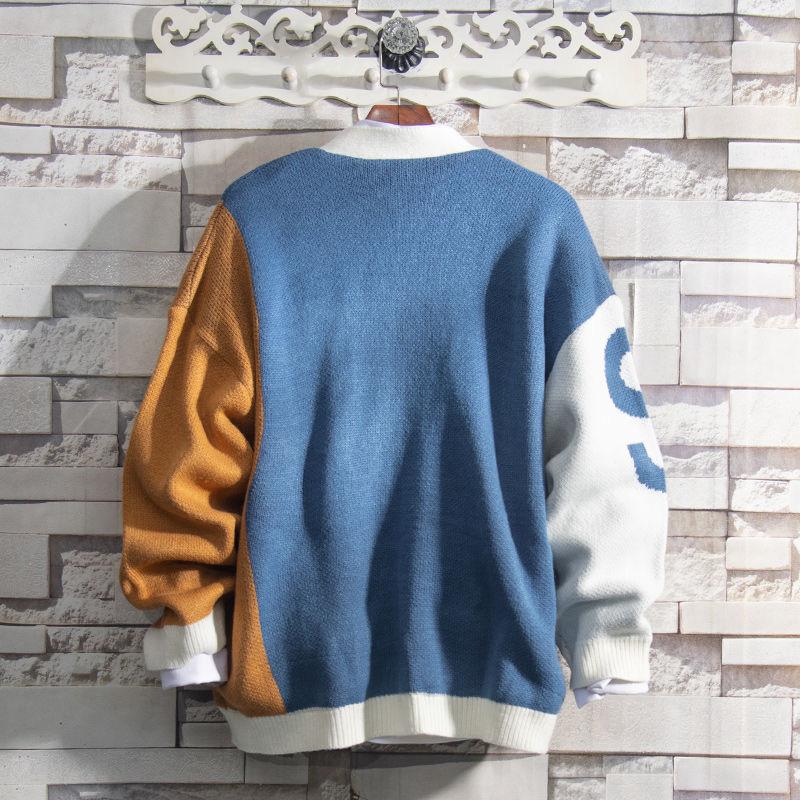 けだるいスタイル  色を混ぜる ニット