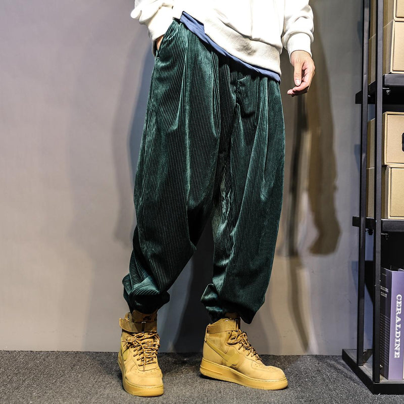 コーデュロイ アドバンスド  保温する シンプルファッション カジュアルパンツ