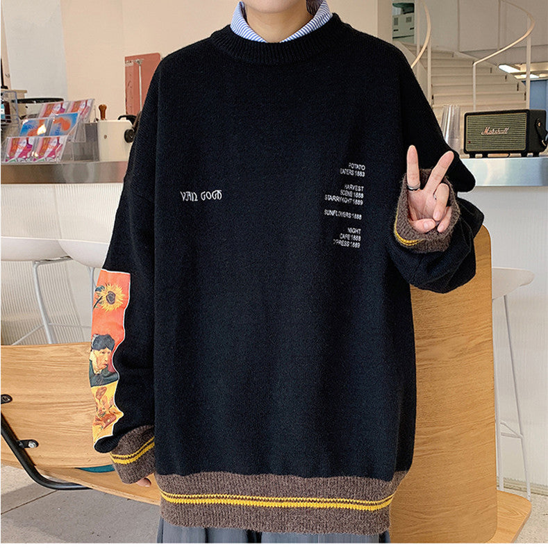 カレッジスタイル  芸術性 ゆったり　 セーター