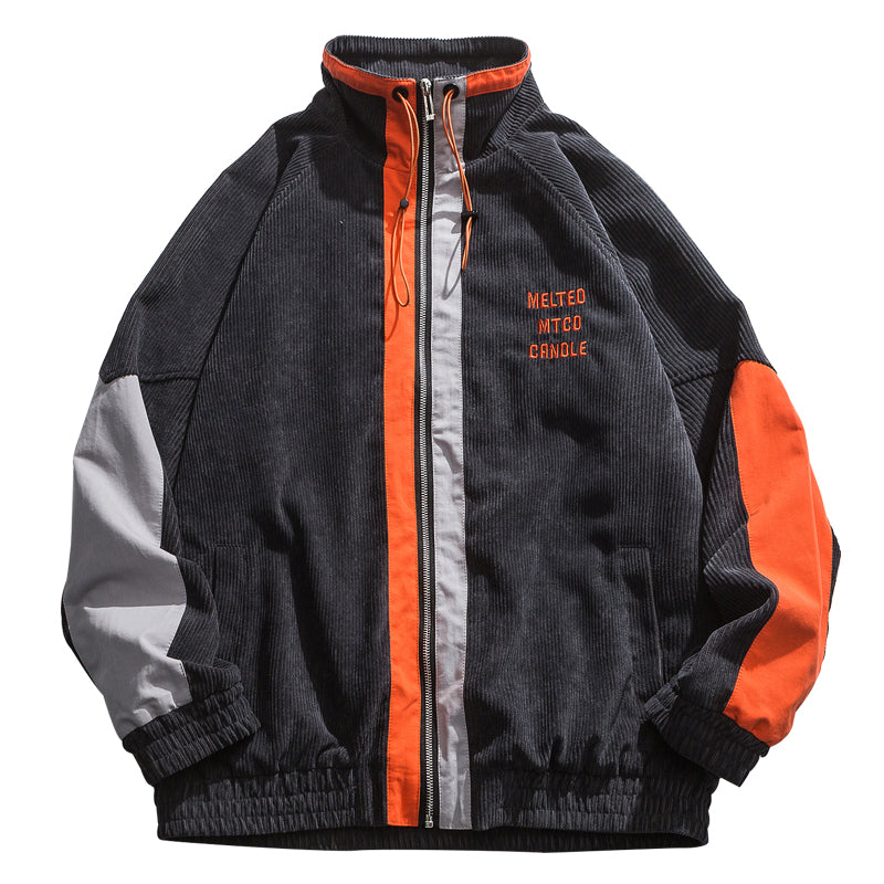 韓国ファッション アドバンスド コーデュロイ コート