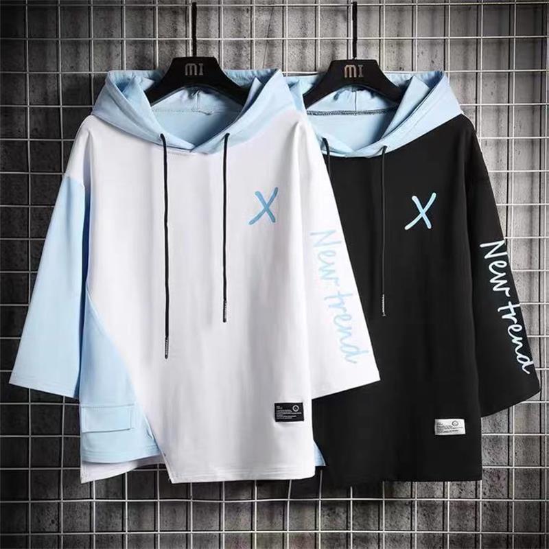 ins映え 人気商品接合する カジュアル半袖シャツ