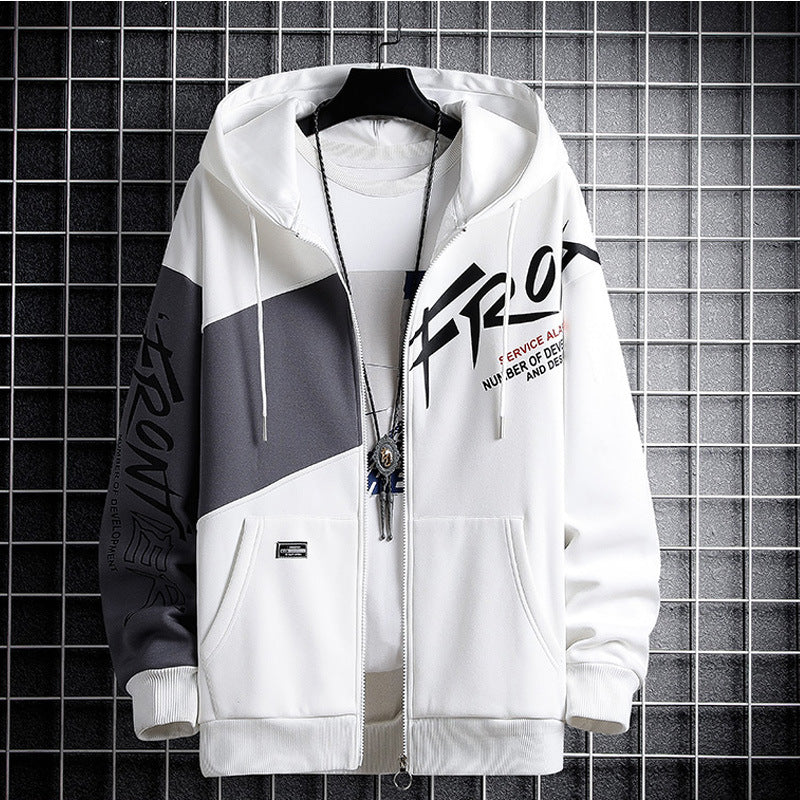 21年 秋の新作 カートゥーン ゆったり　チャック付きパーカー