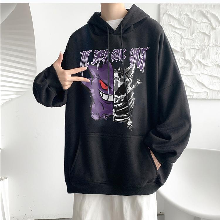 INS　いんすた映え　超人気カプリント柄 ートゥーン フード付きパーカー
