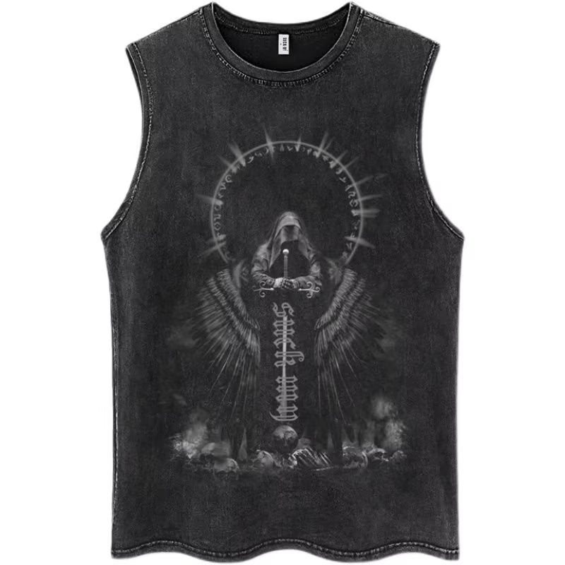 アメリカンスタイルヴィンテージスタイルタンクトップハイストリートスタイル