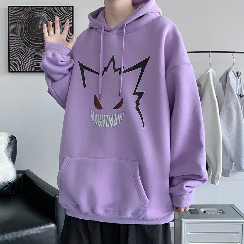 カートゥーン柄  若者に人気のアイテム  INS映え  インスタ映え  パーカー