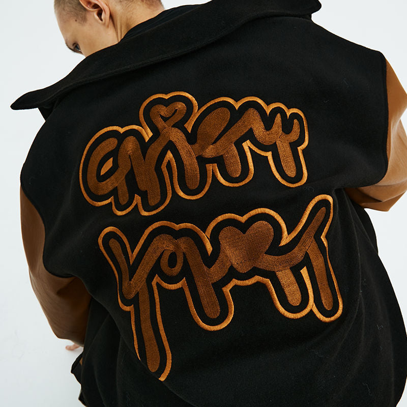 新製品 欧米風 パズルの刺繍 スタジャン