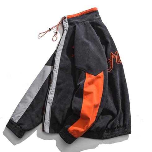 韓国ファッション アドバンスド コーデュロイ コート