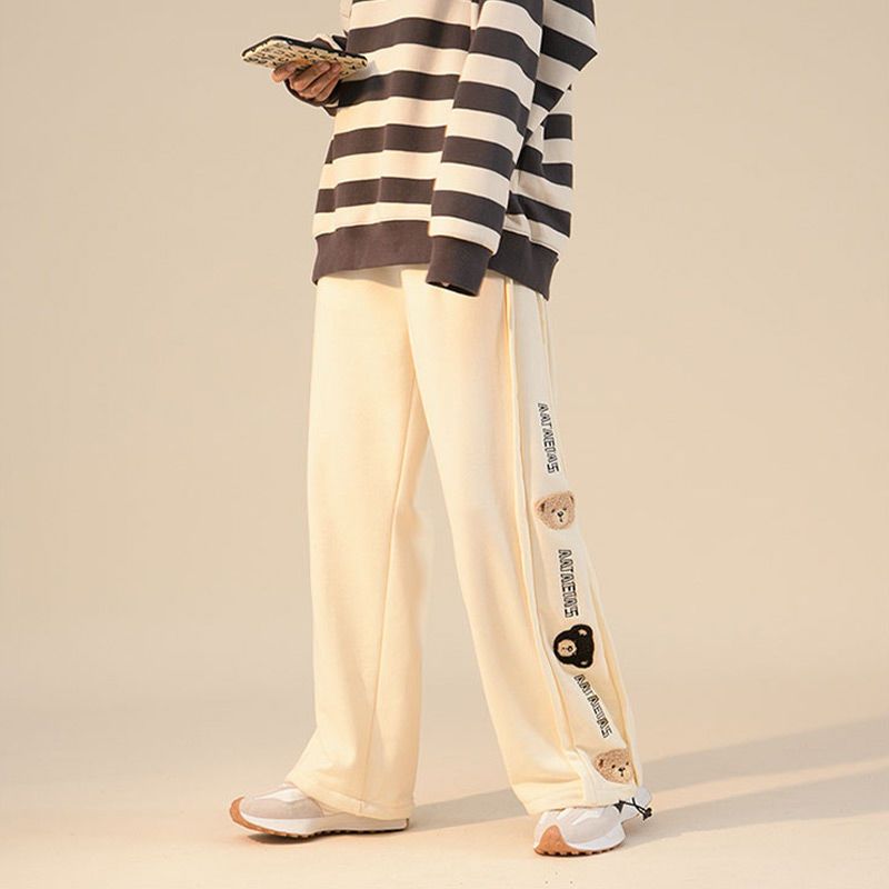 だるいスタイル かわいいクマ スラックス