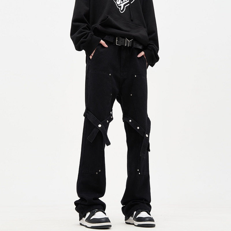 ハイストリートスタイルレトロジーンズ