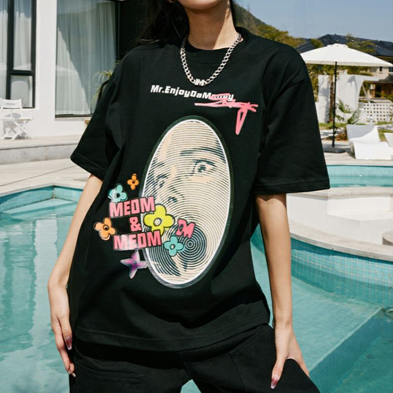 欧米 ストリートスタイル 超カッコイイ カジュアル 半袖シャツ