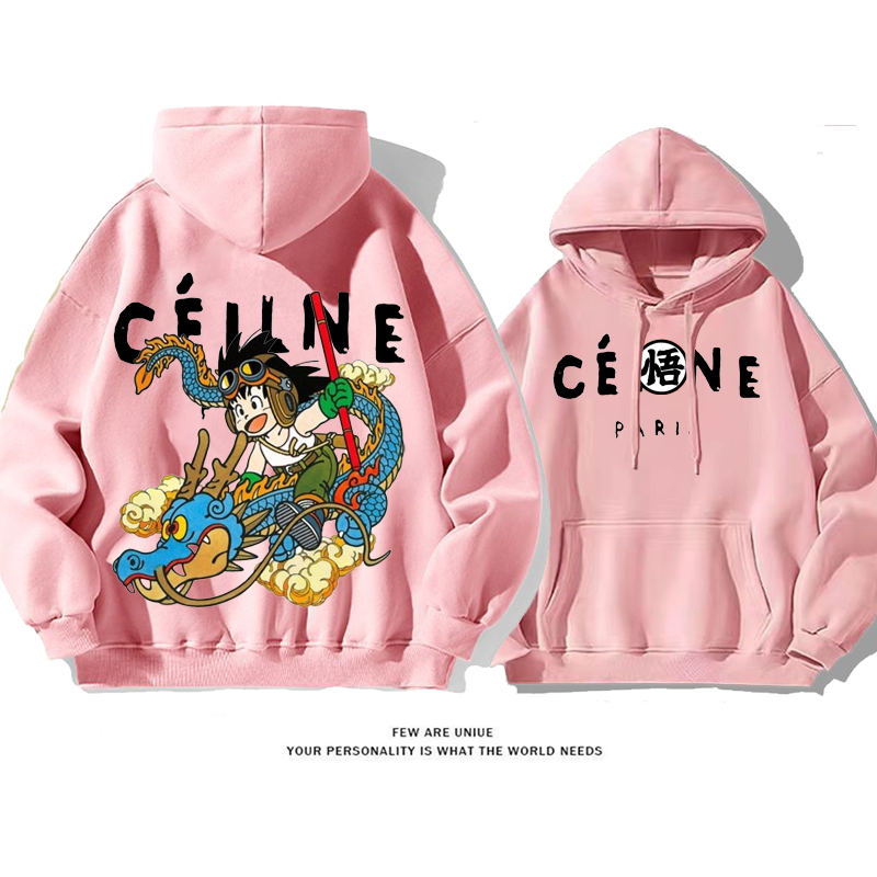 人気爆発少年は竜に乗ってデザイン性のあるアニメのファッションパーカー