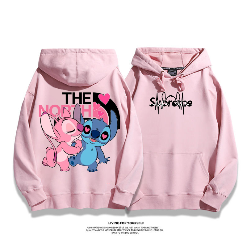 売れ筋モデル 2 つのかわいいアニメーション キャラクター プリント柄フード付きパーカー