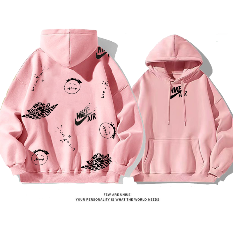 トレンディなデザイン プリント柄フード付きパーカー – lasaix トレンディなデザイン プリント柄フード付きパーカー – lasaix