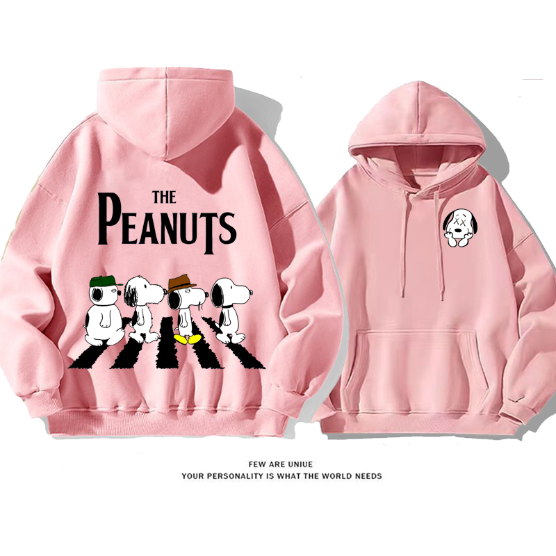 超人気着心地がよいデザイン性のあるカートゥーン白い子犬ファッションパーカー