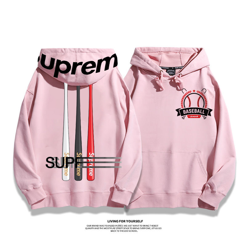 人気商品 野球 プリント柄 フード付きパーカー