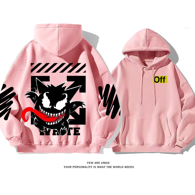 ストリート人気爆発カートゥーン変装カジュアルファッションパーカー