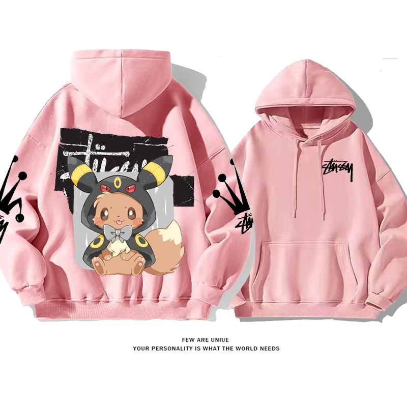 カートゥーンプリントかわいいファッションパーカー