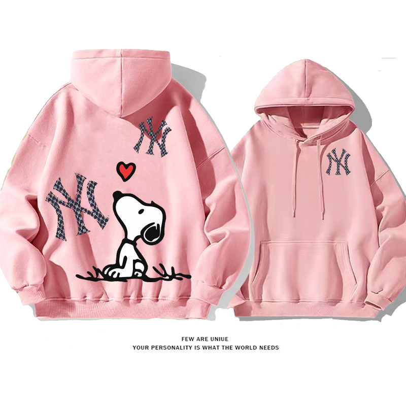 カジュアル人気爆発カートゥーン白い子犬ファッションパーカー