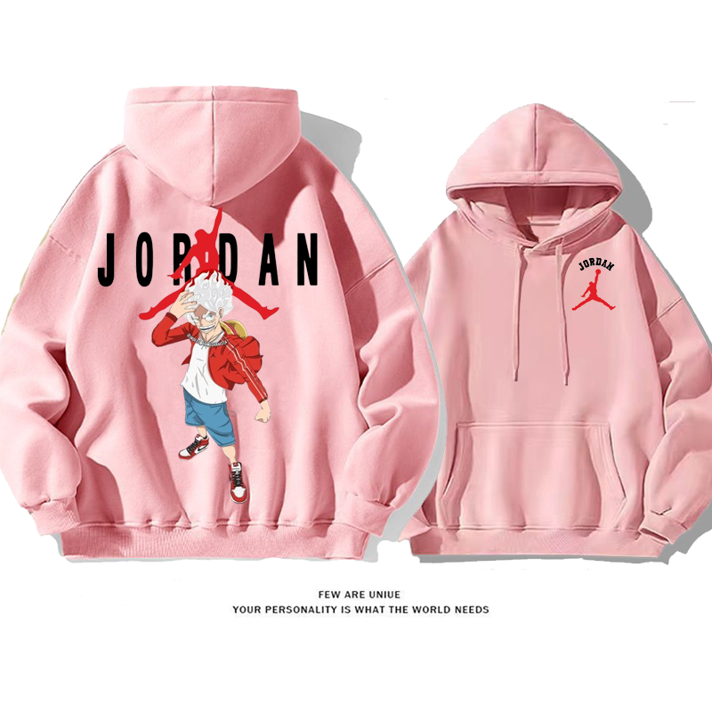 スポーツ風人気爆発白髪の少年アニメのファッションパーカー