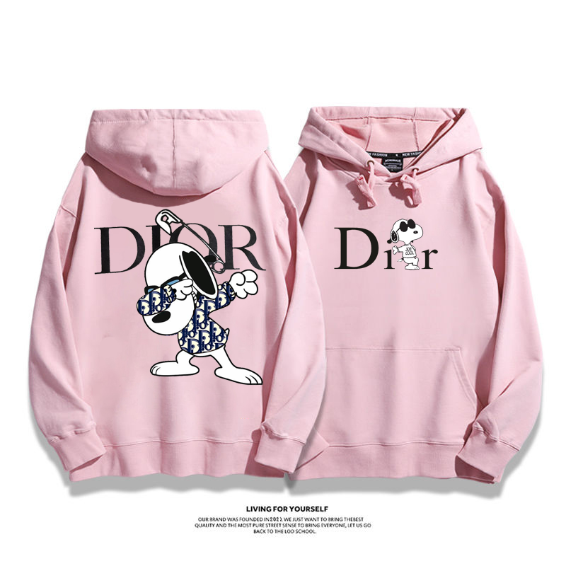 人気キャラクター カップル アドバンスド カートゥーン フード付きパーカー